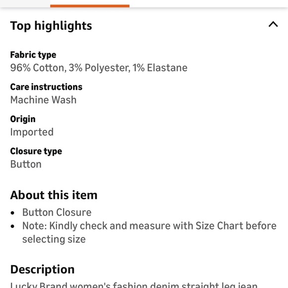 Lucky 🍀 Sweet Boot Women's Jeans - Picture 5 of 5